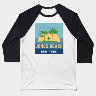 Jones Beach Long Island New York Baseball T-Shirt
